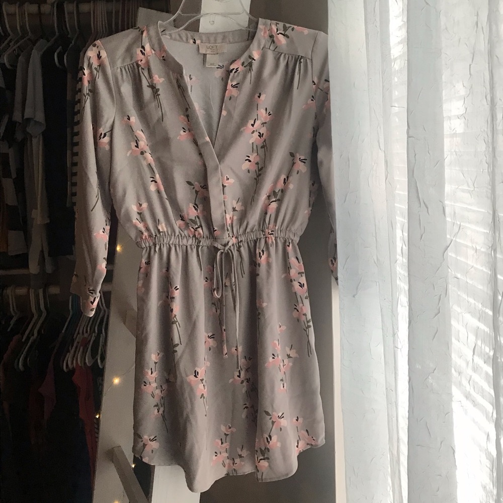 XSmall / Petite Floral dress by Loft Outlet